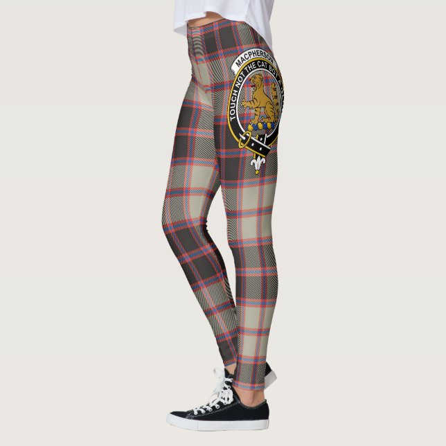 Scotstee Clan MacPherson Hunting Ancient Crest Leggings (Left)