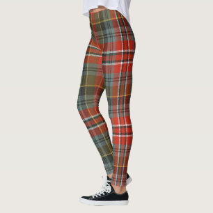 Scotstee Clan MacPherson Weathered Tartan Women Leggings