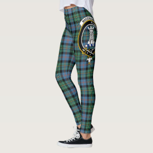 Scotstee Clan Malcolm Ancient Crest Tartan Women Leggings