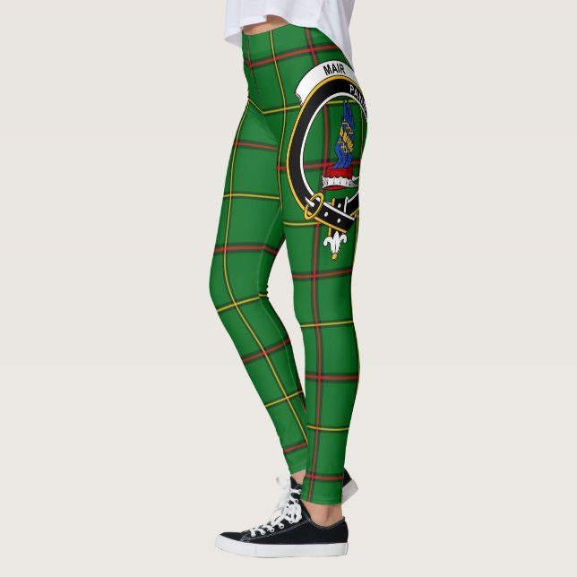 Scotstee Clan Mar HuntingCrest Tartan Women Leggings (Left)