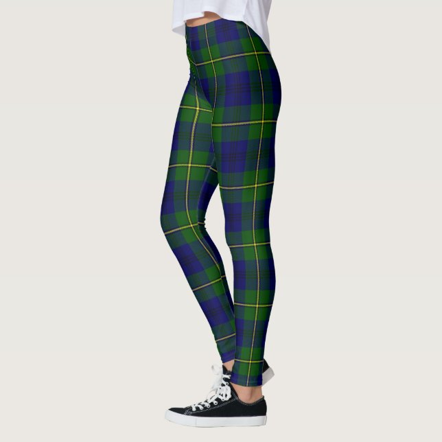 Scotstee Clan Marjoribanks Modern Ancient Tartan Leggings (Left)