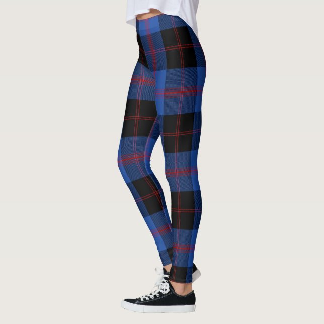 Scotstee Clan Maule Modem Ancient Tartan Women  Leggings (Left)