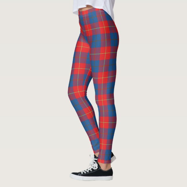 Scotstee Clan McKerrell Red Ancient Tartan Women Leggings (Left)