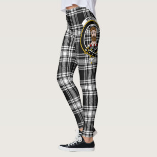 Scotstee Clan Menzies Modern Crest Tartan Women Leggings