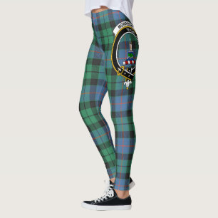 Scotstee Clan Morrison Ancient Crest Tartan Women  Leggings