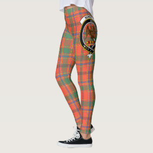 Scotstee Clan Munro Ancient Crest Tartan Women Leggings
