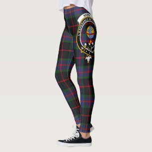 Scotstee Clan Nairn Crest Tartan Women Leggings