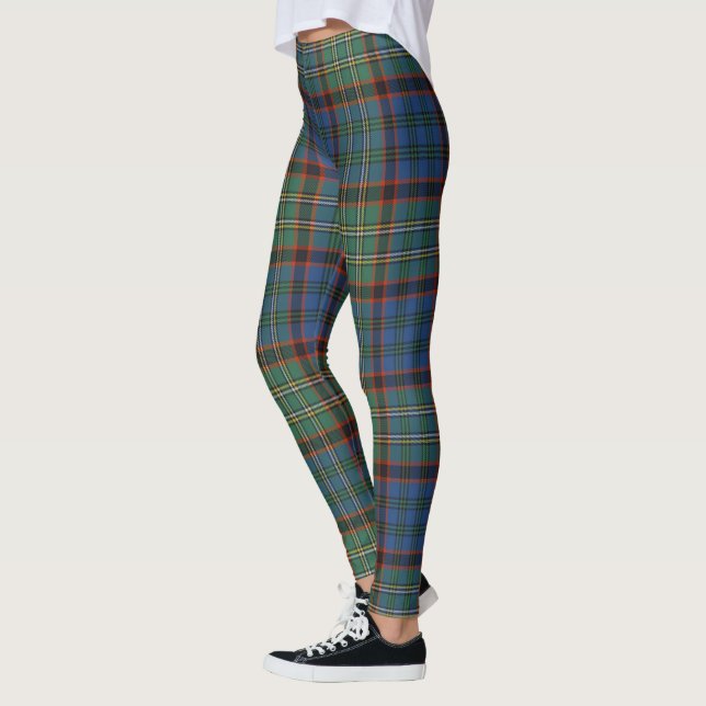 Scotstee Clan Nicolson Hunting Ancient Tartan Leggings (Left)