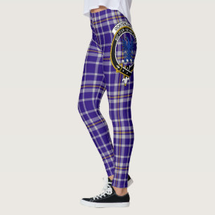 Scotstee Clan Ochterlony Crest Tartan Women Leggings