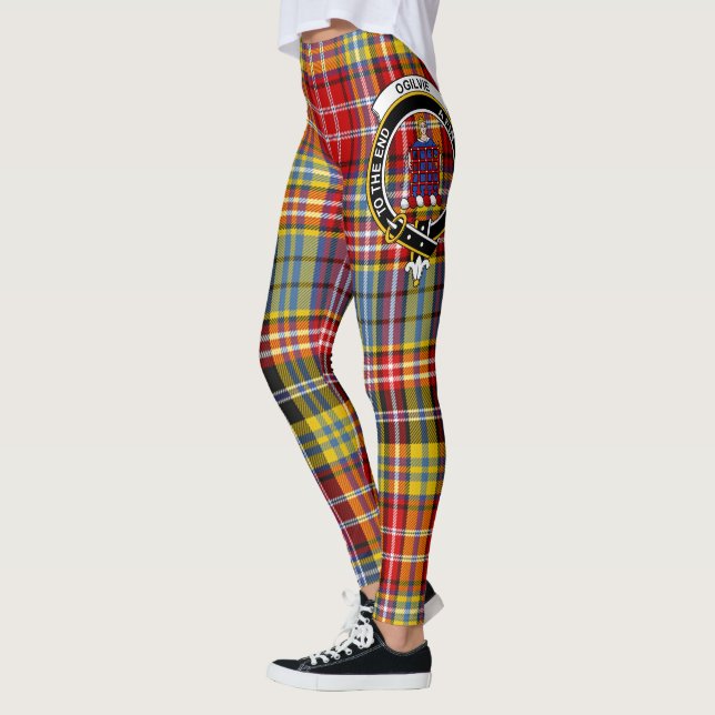 Scotstee Clan Ogilvie Of Airlie Ancient Crest Leggings (Left)