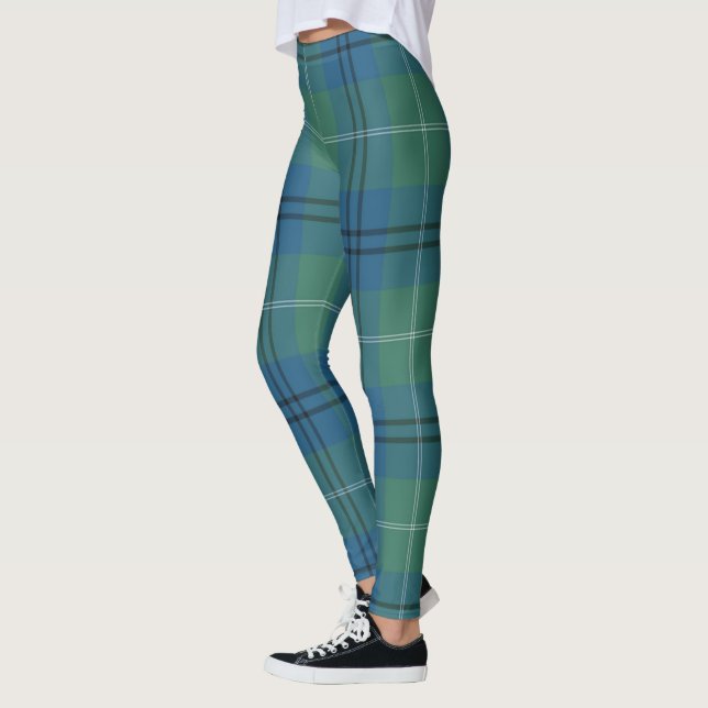 Scotstee Clan Oliphant Ancient Tartan Women Leggings (Left)