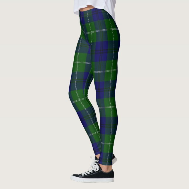 Scotstee Clan Oliphant Tartan Women Leggings (Left)