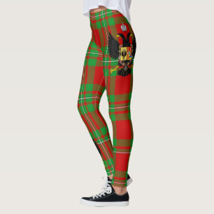 Scotstee Clan Peter Crest Tartan Women Leggings