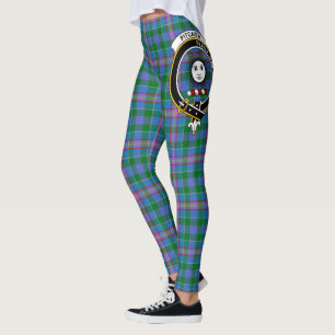 Scotstee Clan Pitcairn Crest Tartan Women Leggings