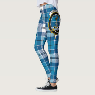 Scotstee Clan Roberton Crest Tartan Women Leggings
