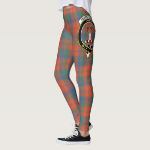 Scotstee Clan Robertson Ancient Crest Tartan Women Leggings