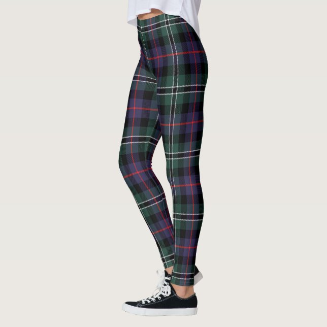 Scotstee Clan Rose Hunting Modern Tartan Women Leggings (Left)