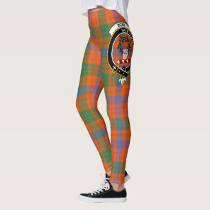 Scotstee Clan Ross Ancient Crest Tartan Women Leggings