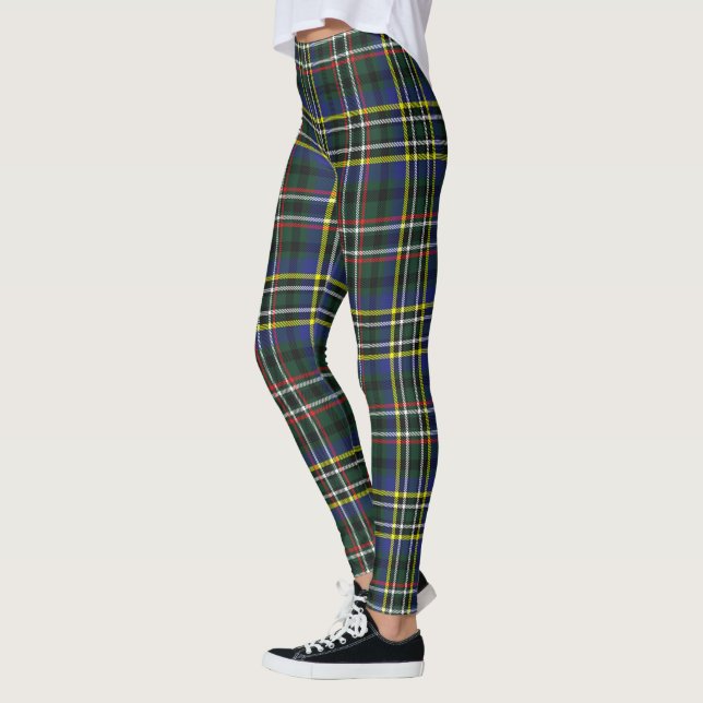 Scotstee Clan Scott Green Modern Tartan Women Leggings (Left)
