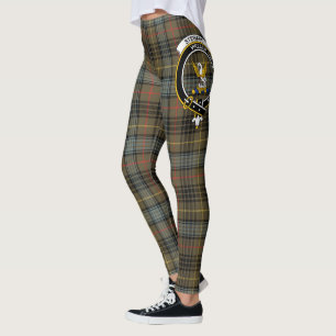 Scotstee Clan Stewart Hunting Weathered Crest Leggings