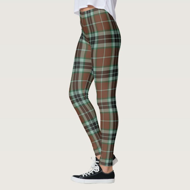 Scotstee Clan Thomson Hunting Modern Tartan Women  Leggings (Left)