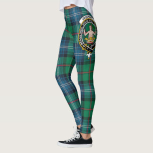 Scotstee Clan Urquhart Ancient Crest Tartan Women Leggings