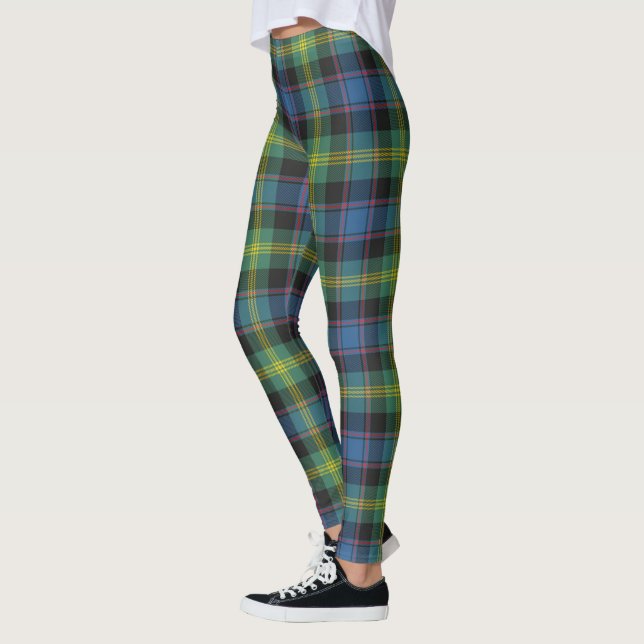 Scotstee Clan Watson Ancient Tartan Women Leggings (Left)