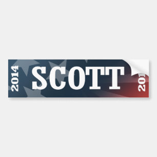 SCOTT 2014 BUMPER STICKER