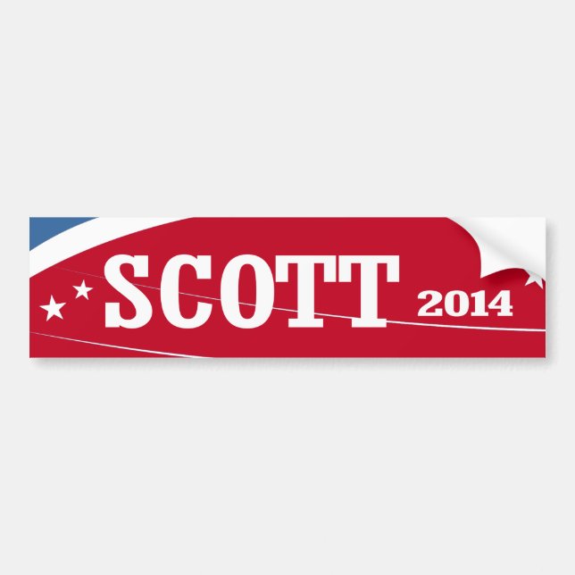 SCOTT 2014 BUMPER STICKER (Front)