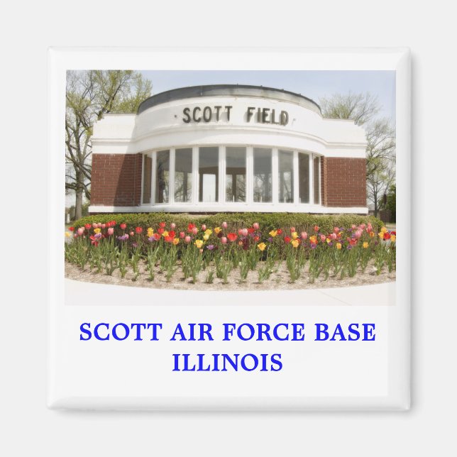 Scott AFB Magnet (Front)