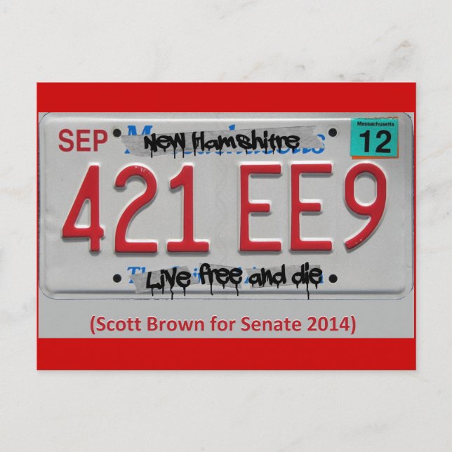 Scott Brown for Senate 2014 Postcard (Front)