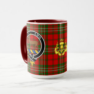 Scott Clan Badge & Tartan Mug
