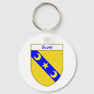 Scott Coat of Arms/Family Crest Key Ring