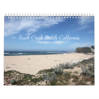 Scott Creek Beach California Calendar