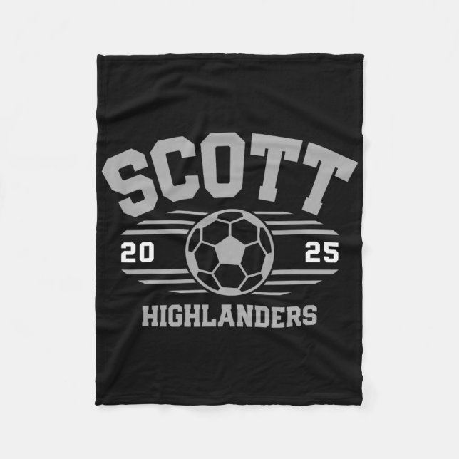Scott Ers Soccer Byll 2025  Fleece Blanket (Front)