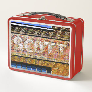 Scott Family Name Metal Lunch Box