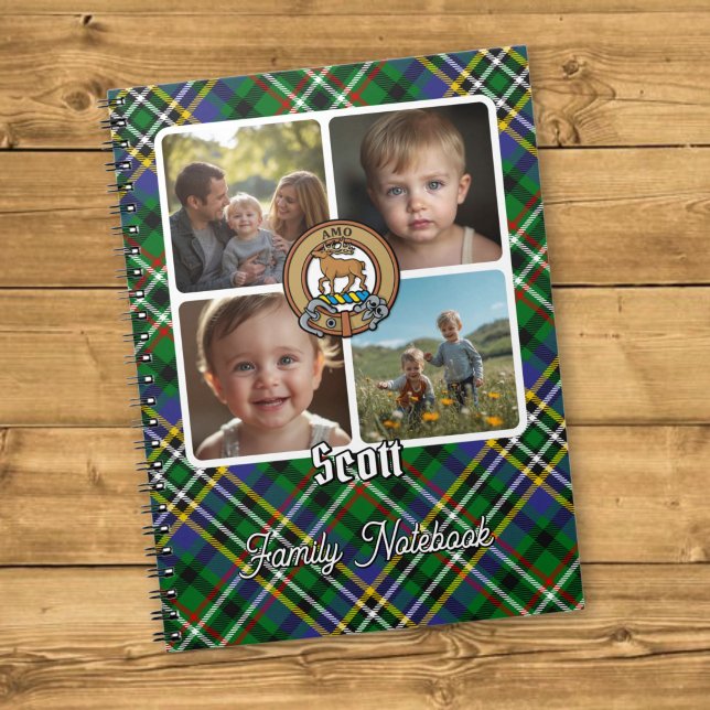 Scott Family Photo Collage Notebook (Creator Uploaded)