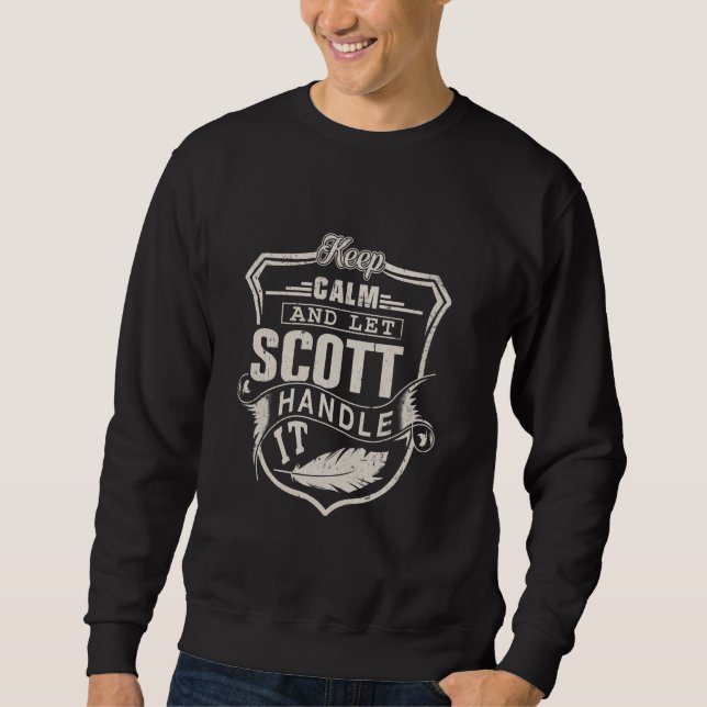 Scott First Name Shirt Scott Name Birthday (Front)