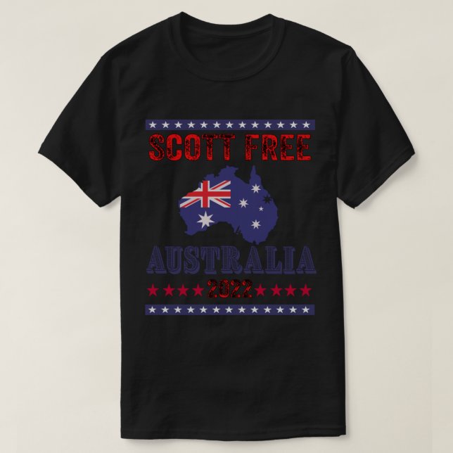 Scott Free - Australia Federal Election 2022 Fitte T-Shirt (Design Front)