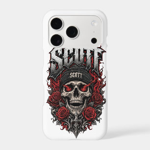 Scott Gothic Skull Personalised Name Design