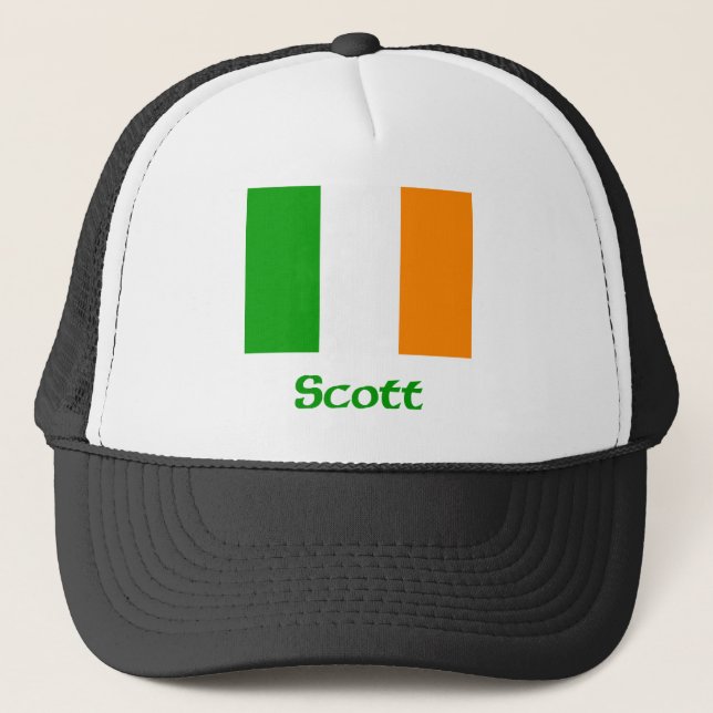 Scott Irish Flag Trucker Hat (Front)