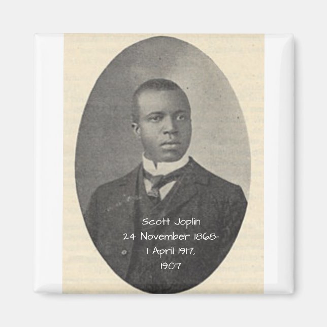 Scott Joplin 1907 Magnet (Front)