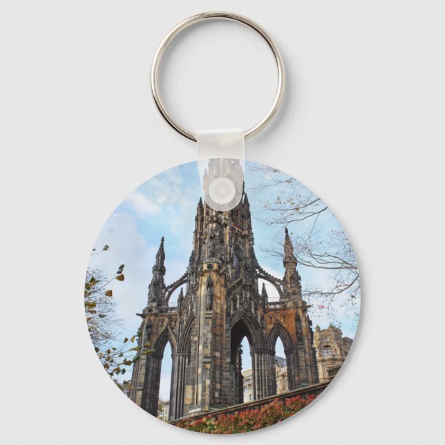 scott monument.jpg key ring (Front)