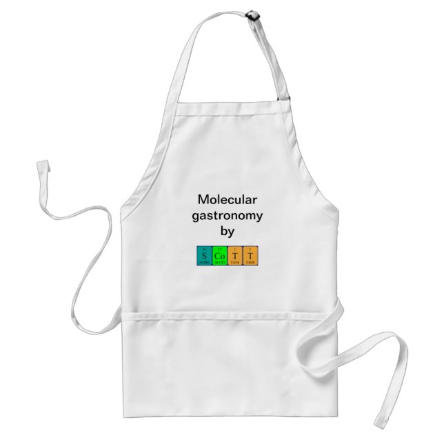 Scott periodic table name apron (Front)