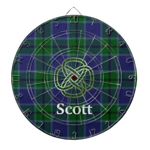 Scott Plaid with Celtic Knot Dart Board