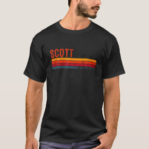 Scott Retro Vintage Limited Edition 80S 90S Birthd T-Shirt