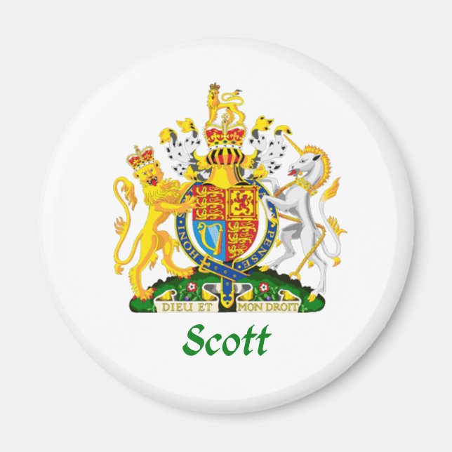 Scott Shield of Great Britain Magnet (Front)