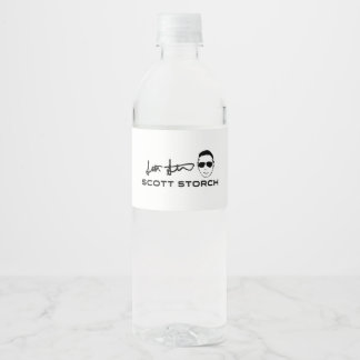 Scott Storch Water Bottle Label