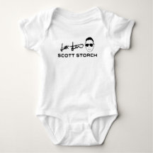 Scott Storch White Baby One Piece Baby Bodysuit