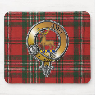 Scott Tartan & Badge Mouse Mat